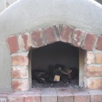 Pizza oven and outdoor cooking areas