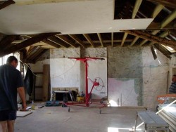 Roofing work and accommodation conversion