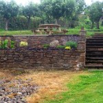 Traditional stone walling and landscape gardening