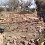 Traditional stone walling and landscape gardening